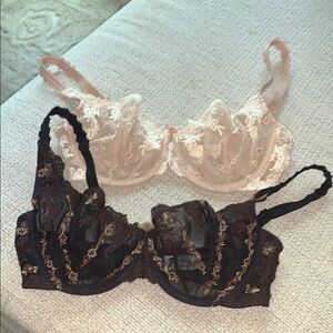 Felina Lace Bras in Black and Cream